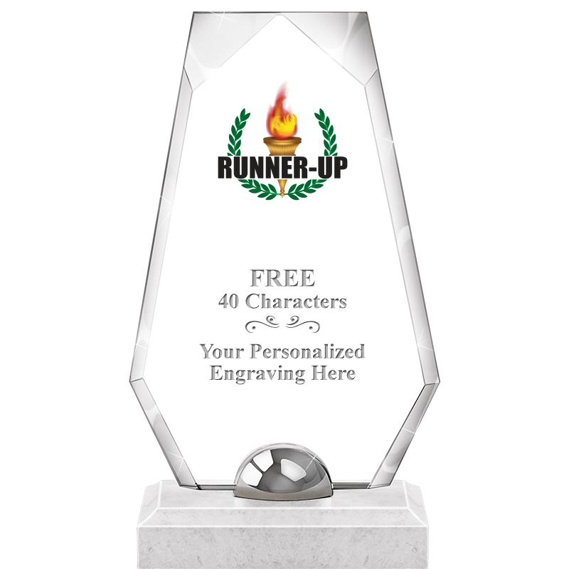 9.5" TURIN TRAPEZOID CRYSTAL