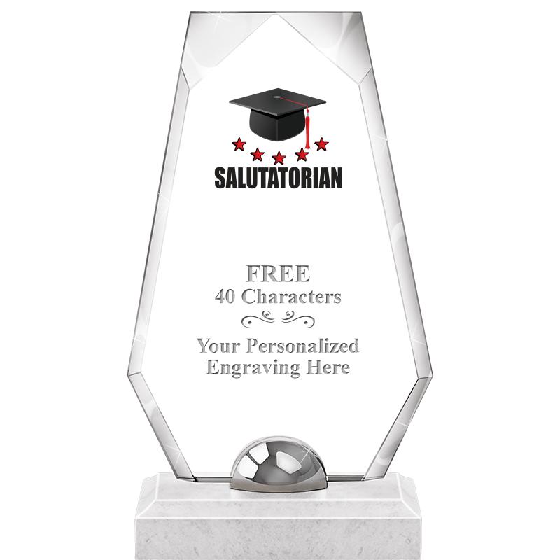 9.5" TURIN TRAPEZOID CRYSTAL