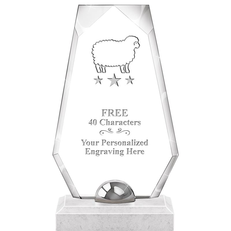 9.5" TURIN TRAPEZOID CRYSTAL