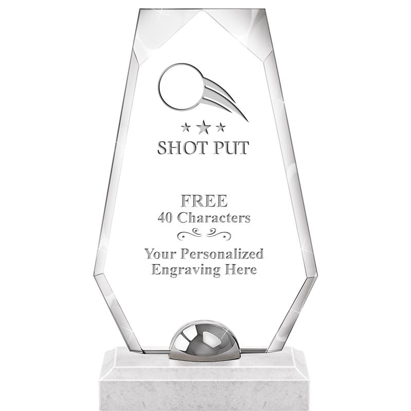 9.5" TURIN TRAPEZOID CRYSTAL