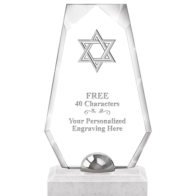 9.5" TURIN TRAPEZOID CRYSTAL