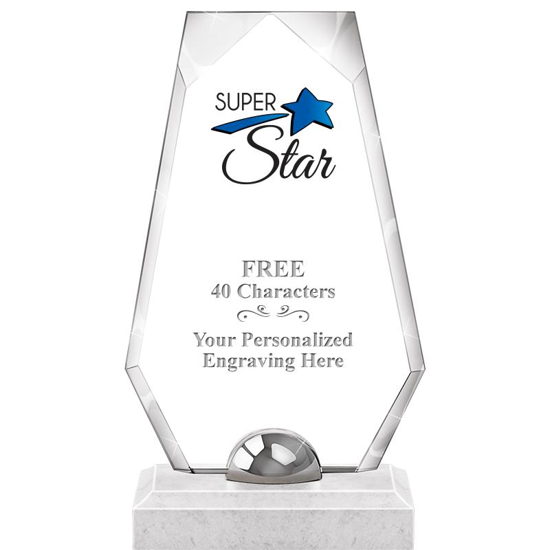 9.5" TURIN TRAPEZOID CRYSTAL