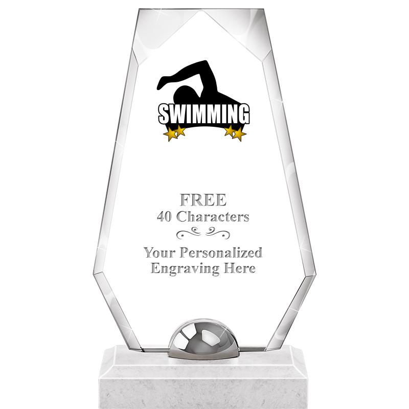 9.5" TURIN TRAPEZOID CRYSTAL