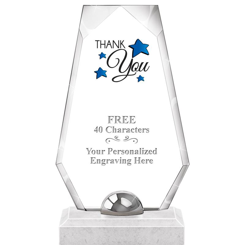 9.5" TURIN TRAPEZOID CRYSTAL