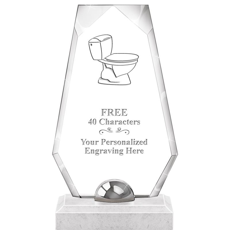 9.5" TURIN TRAPEZOID CRYSTAL