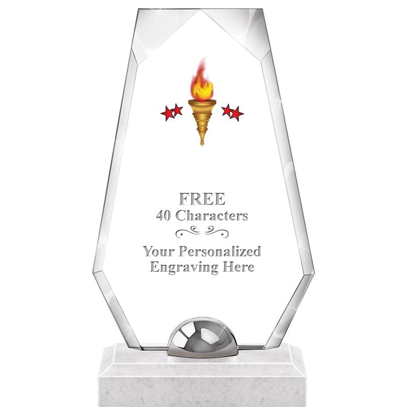 9.5" TURIN TRAPEZOID CRYSTAL