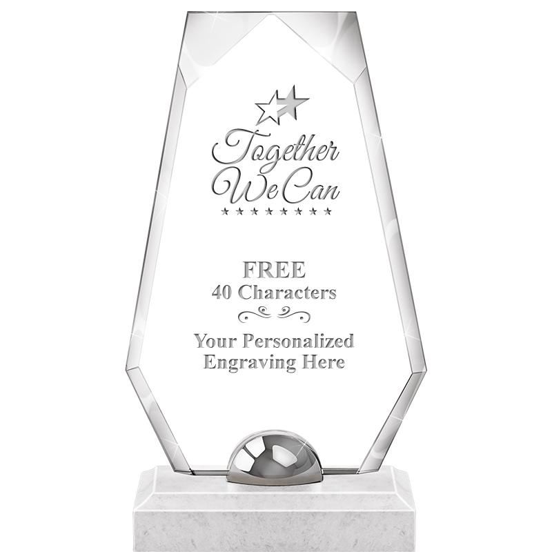 9.5" TURIN TRAPEZOID CRYSTAL