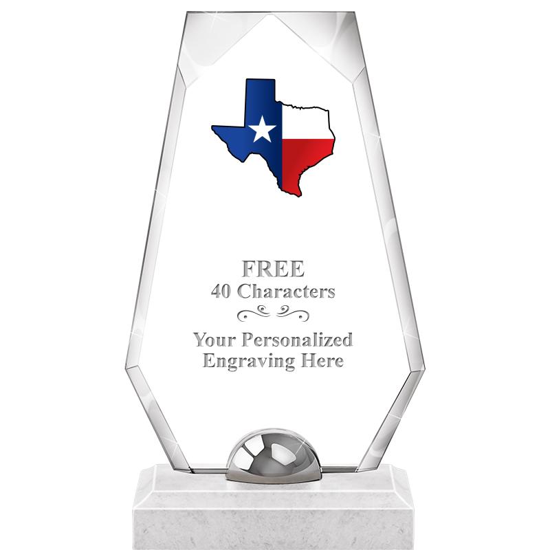 9.5" TURIN TRAPEZOID CRYSTAL