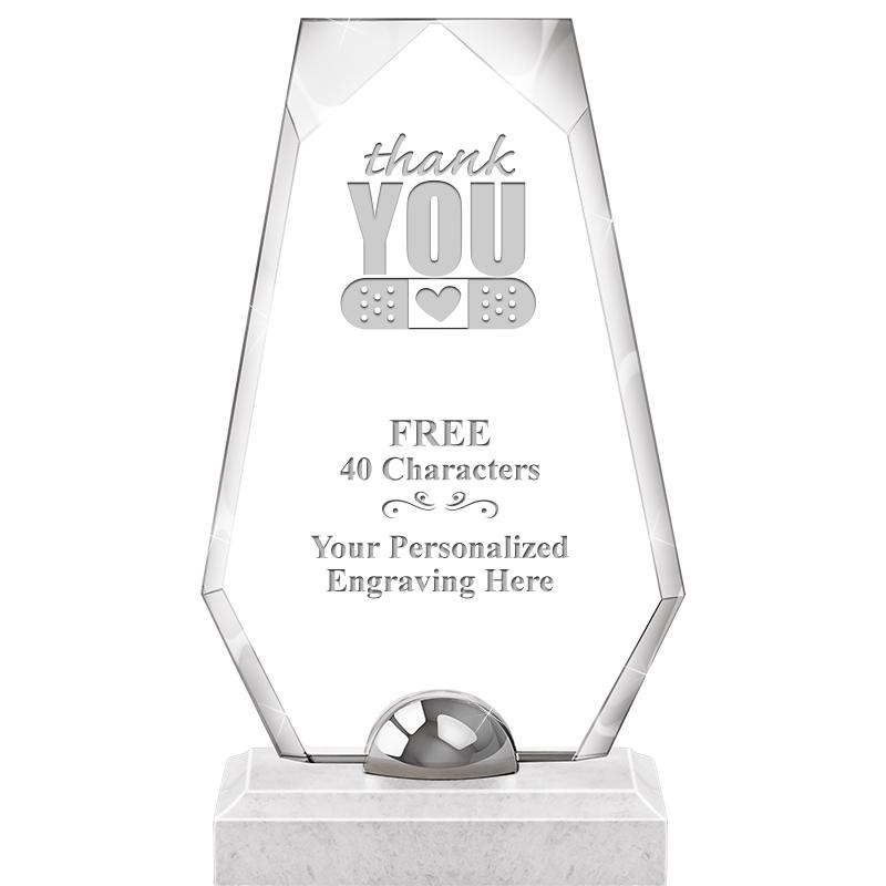 9.5" TURIN TRAPEZOID CRYSTAL