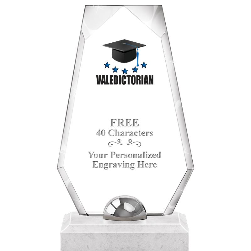 9.5" TURIN TRAPEZOID CRYSTAL