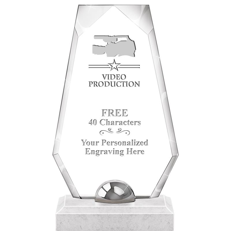 9.5" TURIN TRAPEZOID CRYSTAL