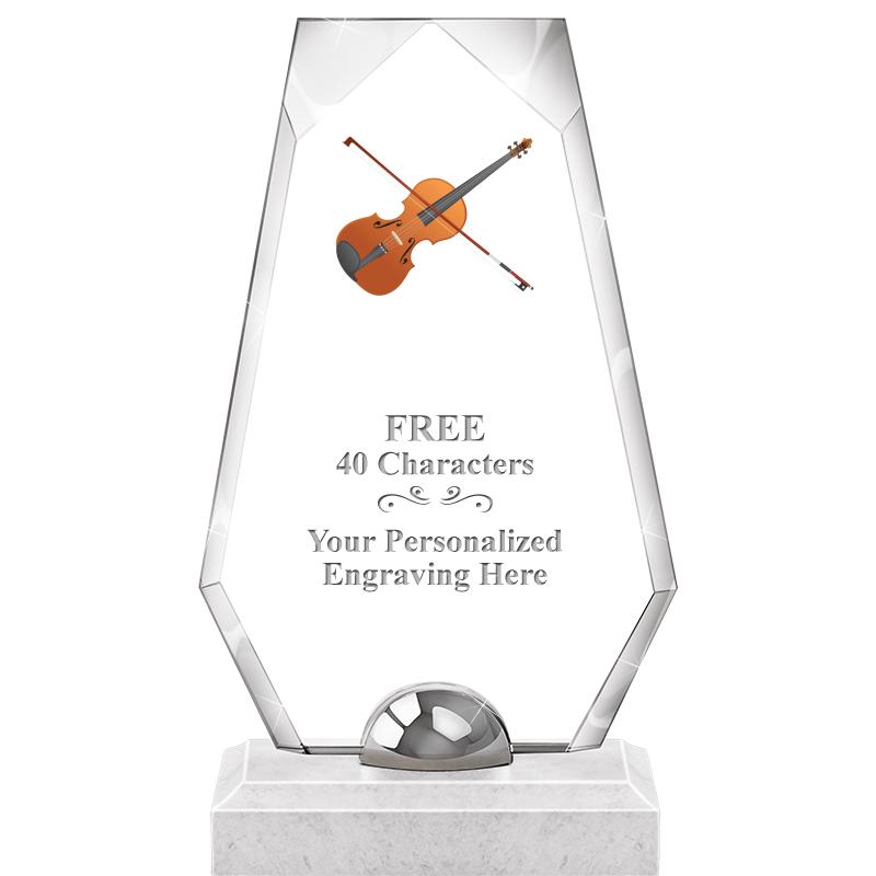 9.5" TURIN TRAPEZOID CRYSTAL