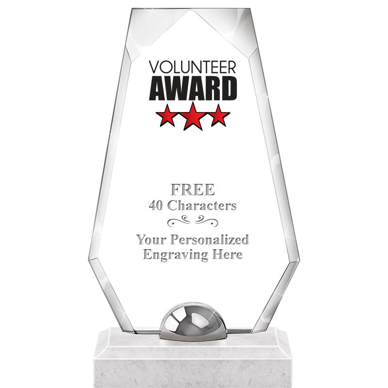 9.5" TURIN TRAPEZOID CRYSTAL