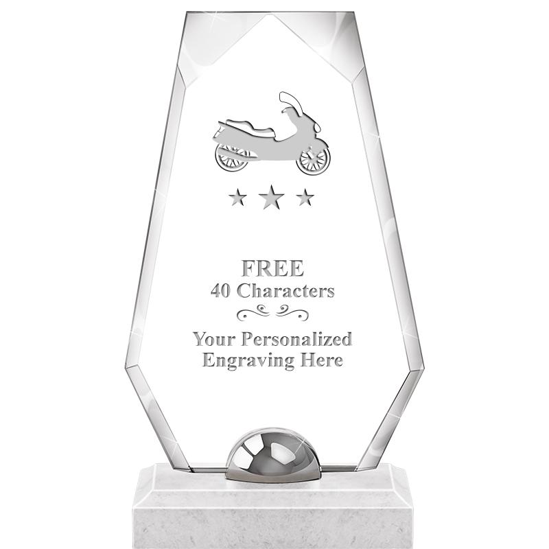 9.5" TURIN TRAPEZOID CRYSTAL