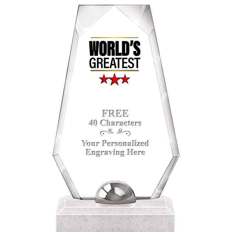 9.5" TURIN TRAPEZOID CRYSTAL