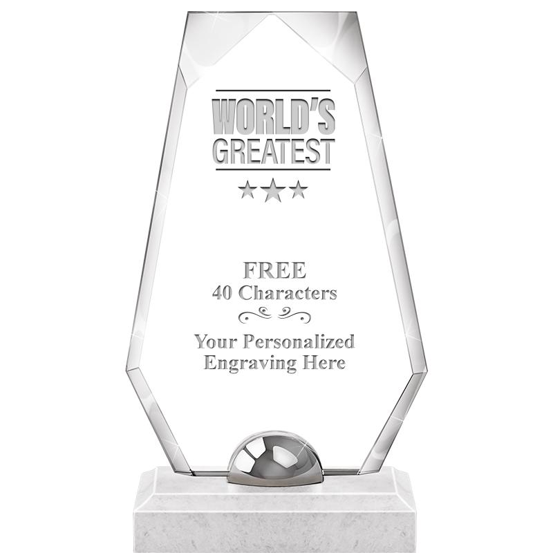 9.5" TURIN TRAPEZOID CRYSTAL