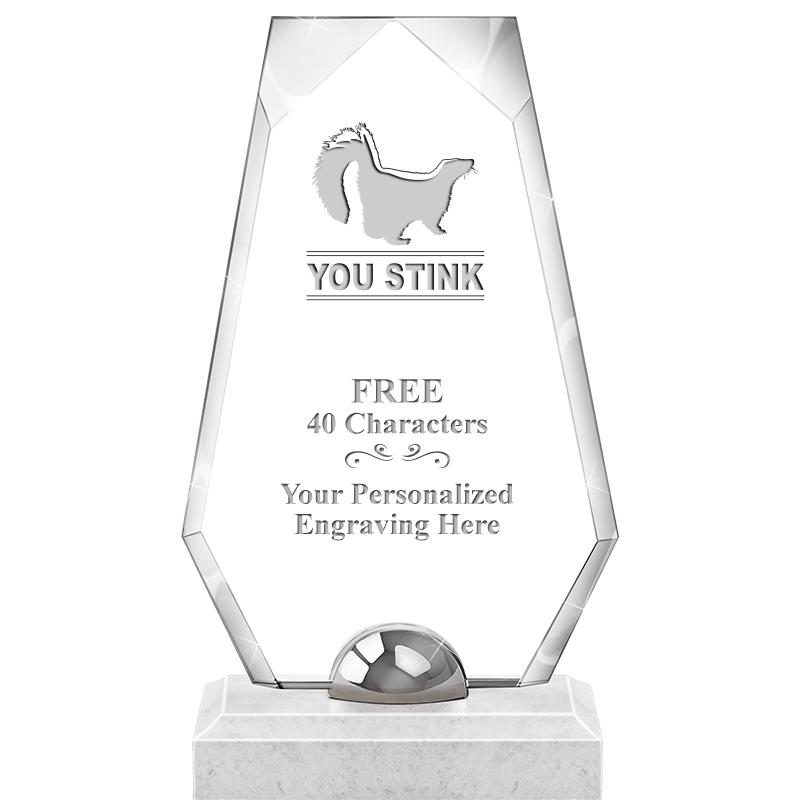 9.5" TURIN TRAPEZOID CRYSTAL