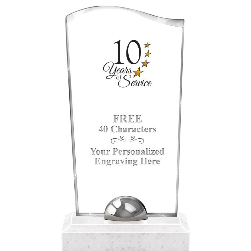 9.5" TURIN WAVE CRYSTAL