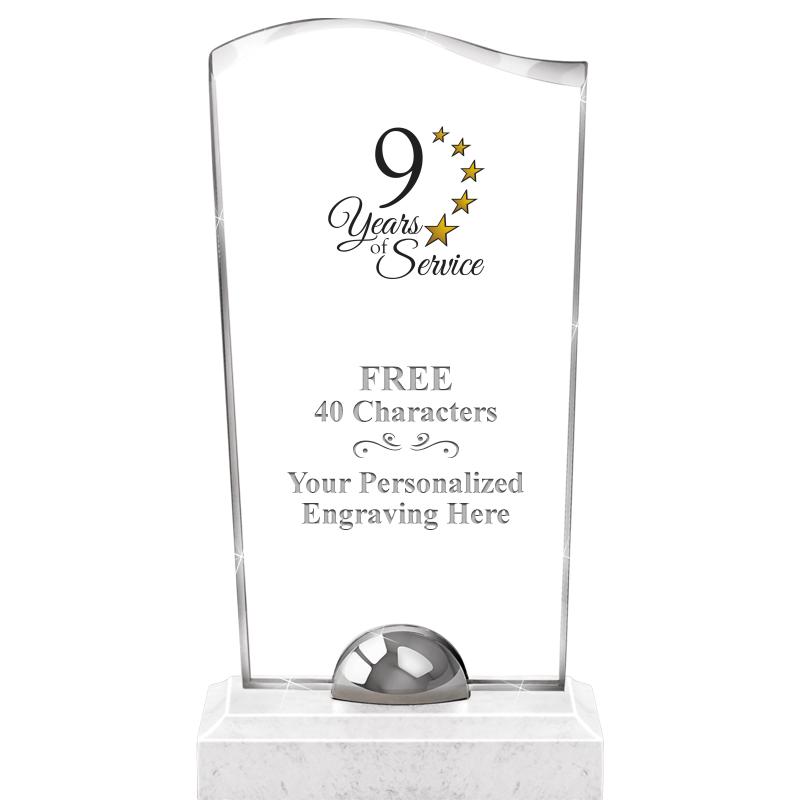 9.5" TURIN WAVE CRYSTAL