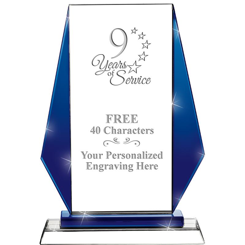 8 1/4" VITTORIA CRYSTAL AWARD