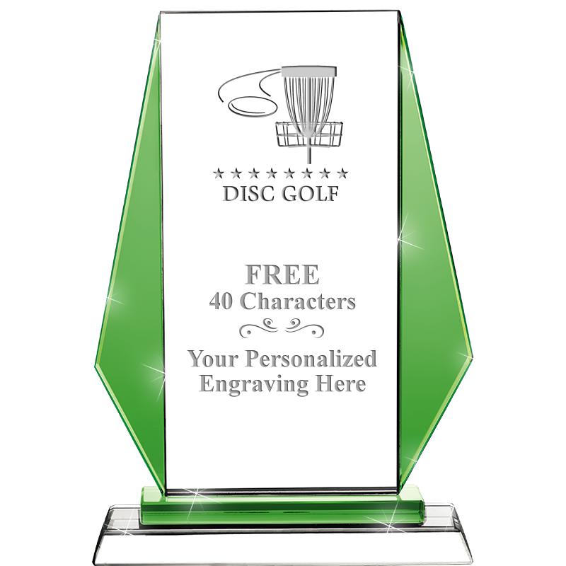 8"VITTORIA CRYSTAL AWARD GREEN