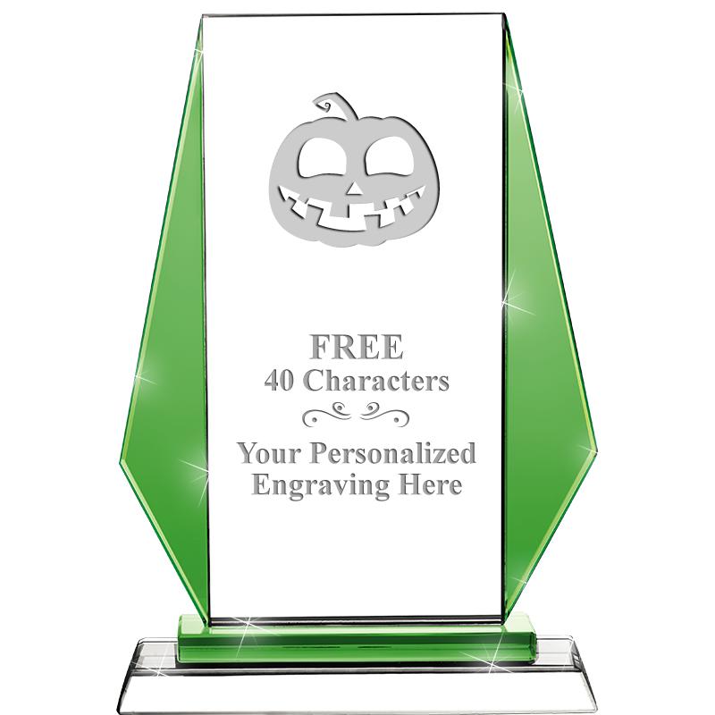 8"VITTORIA CRYSTAL AWARD GREEN