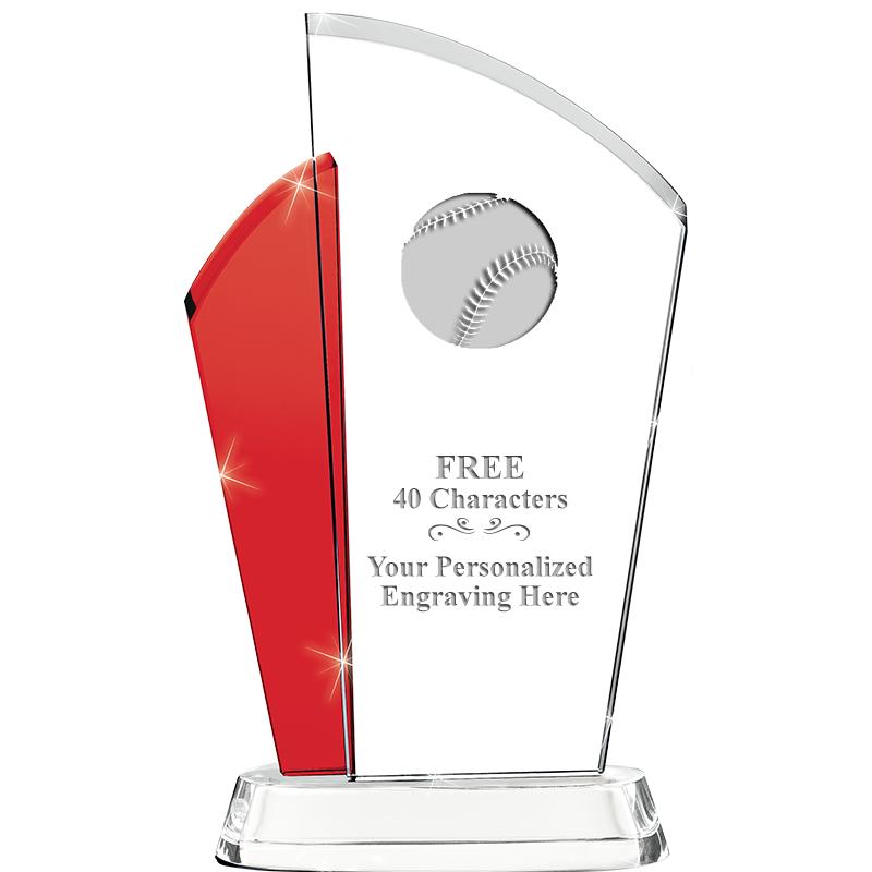 10" RUBY VIKING CRYSTAL