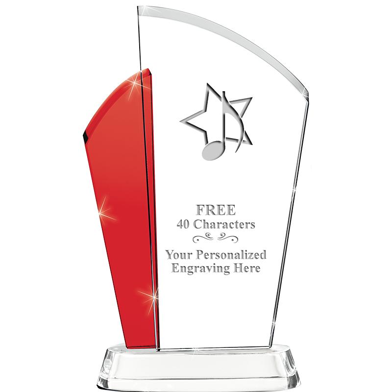 10" RUBY VIKING CRYSTAL