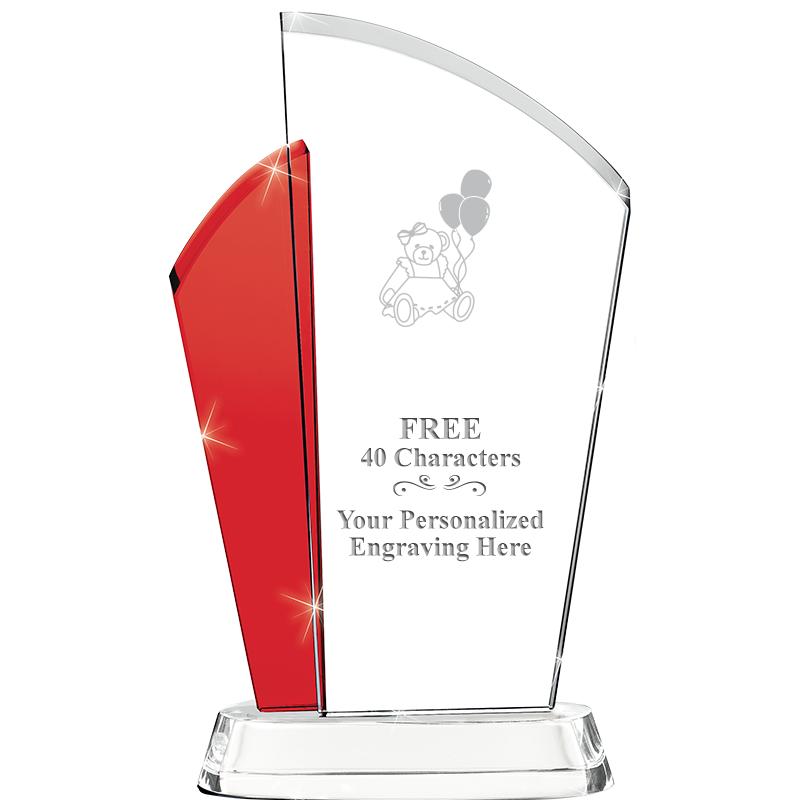 10" RUBY VIKING CRYSTAL