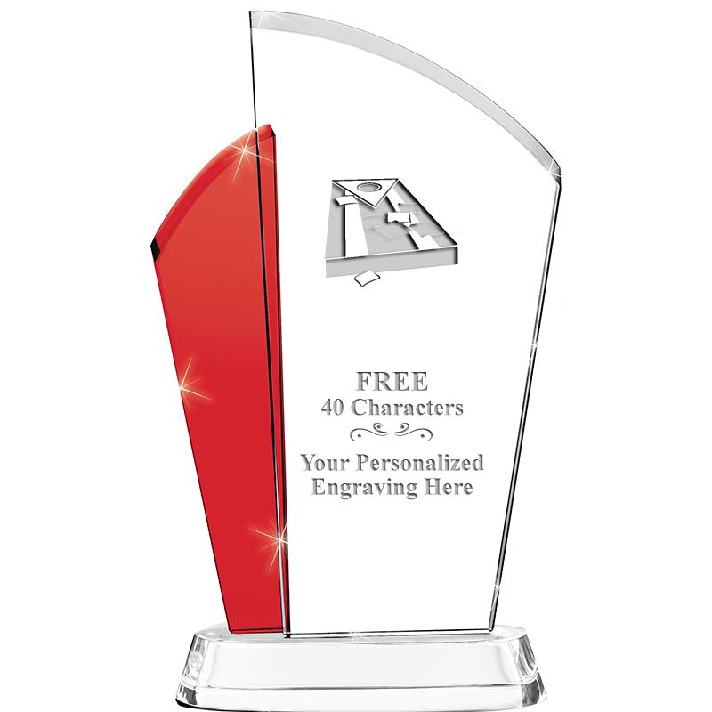 10" RUBY VIKING CRYSTAL