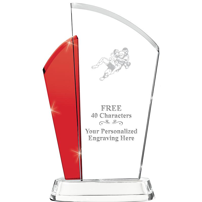 10" RUBY VIKING CRYSTAL