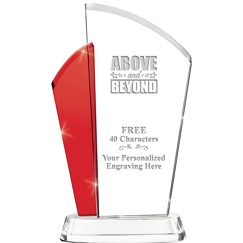 10" RUBY VIKING CRYSTAL