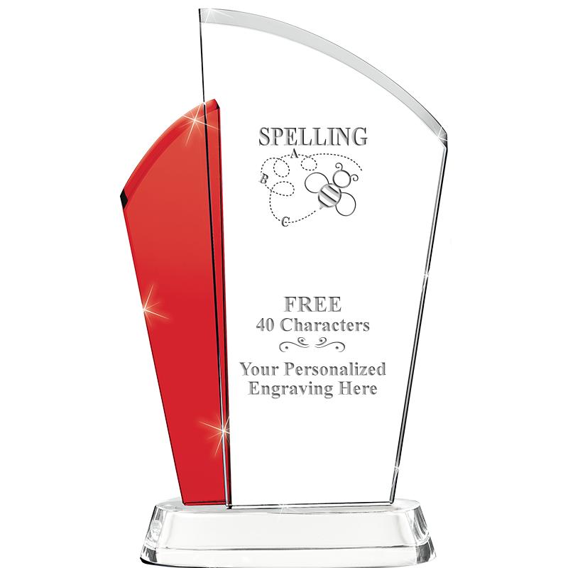 10" RUBY VIKING CRYSTAL