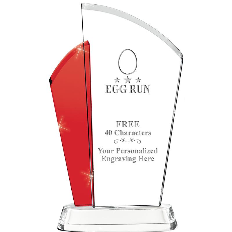 10" RUBY VIKING CRYSTAL