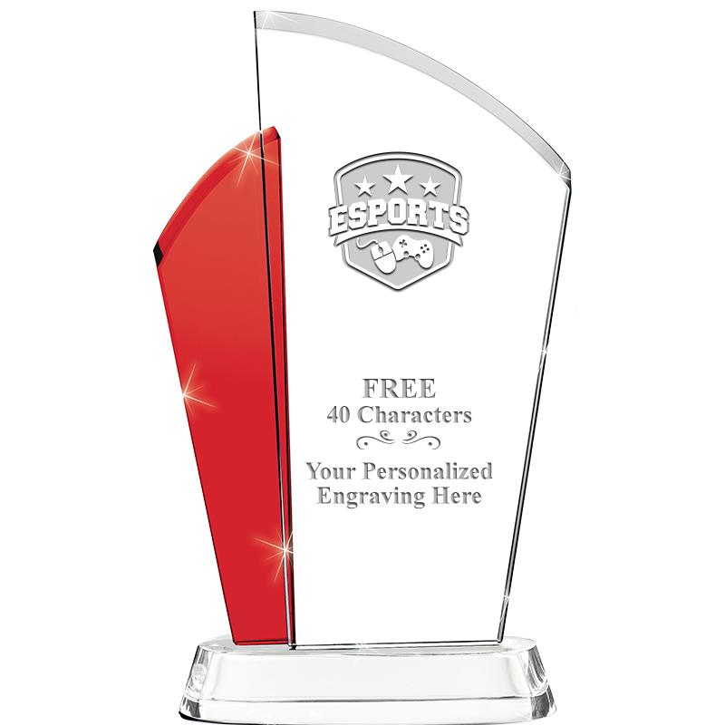 10" RUBY VIKING CRYSTAL