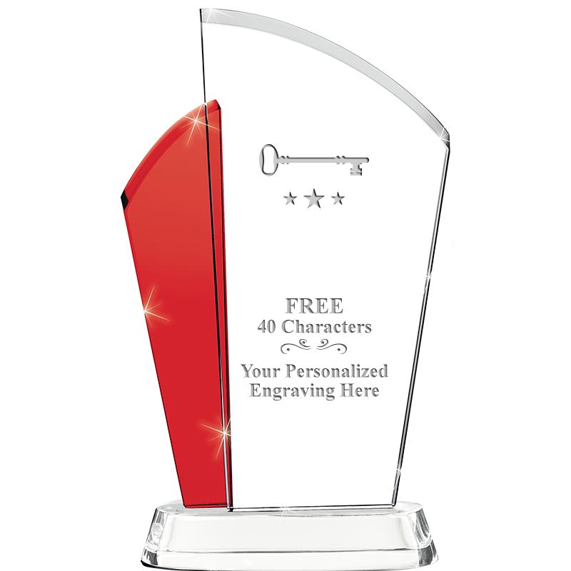 10" RUBY VIKING CRYSTAL