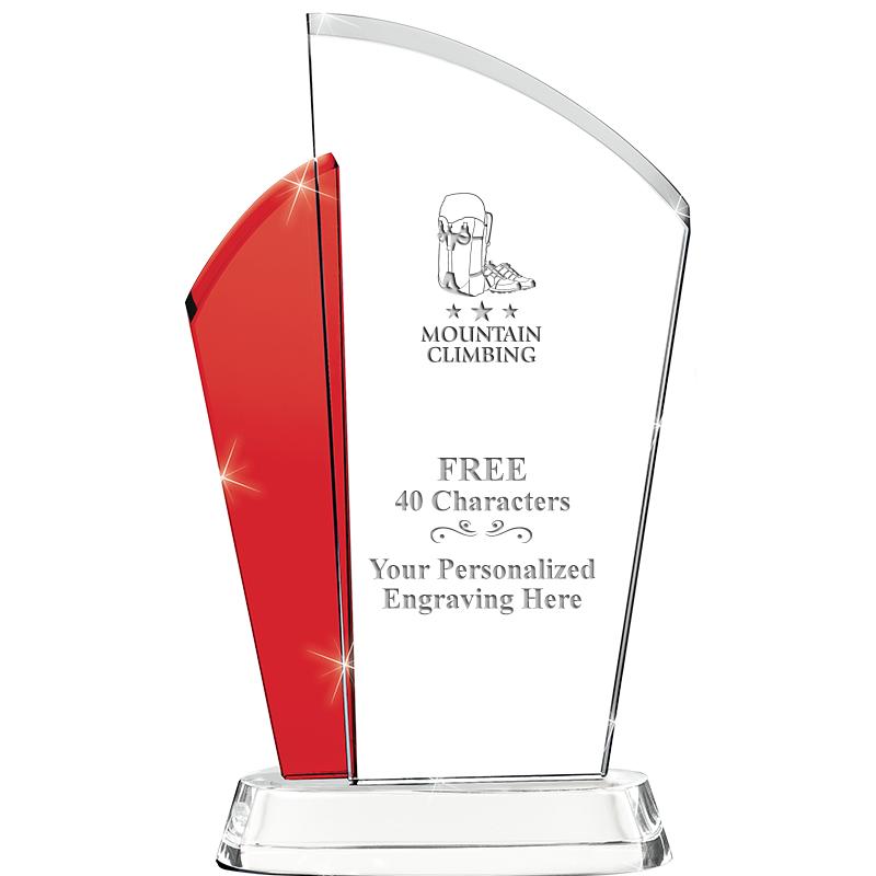 10" RUBY VIKING CRYSTAL