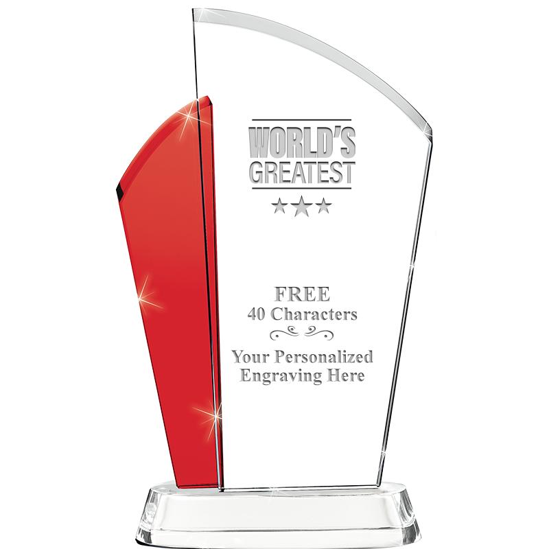 10" RUBY VIKING CRYSTAL