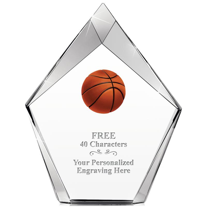 8" VERTEX PRISM CRYSTAL