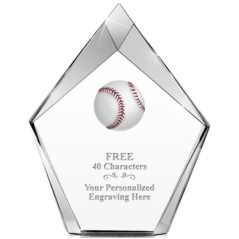 8" VERTEX PRISM CRYSTAL