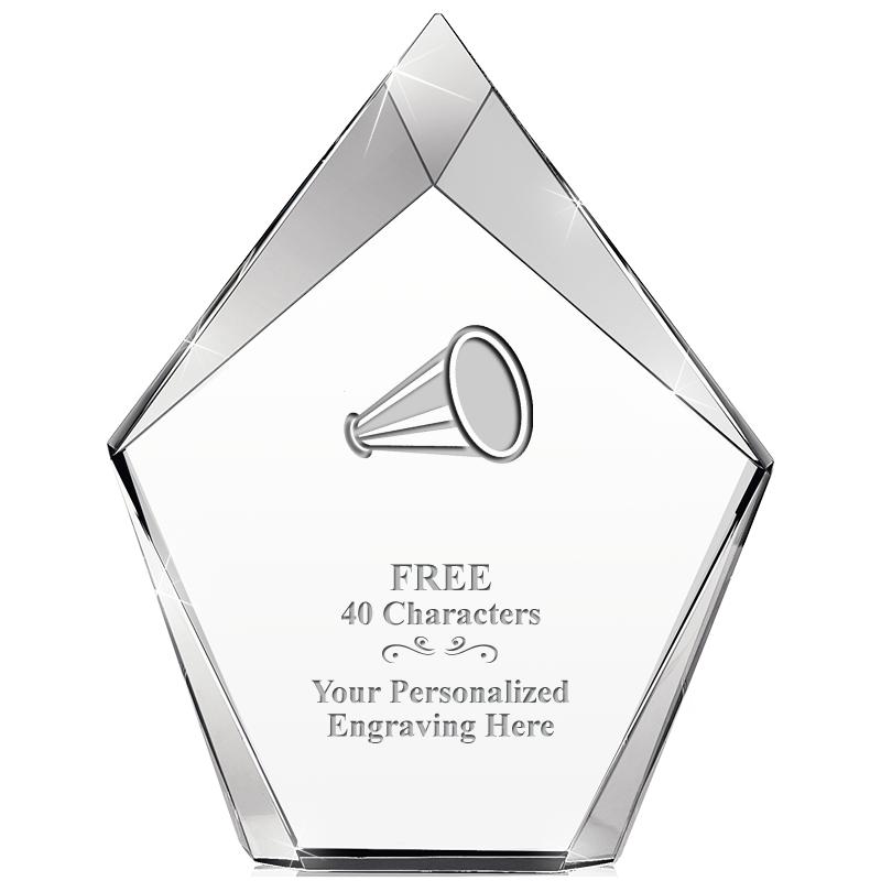 8" VERTEX PRISM CRYSTAL