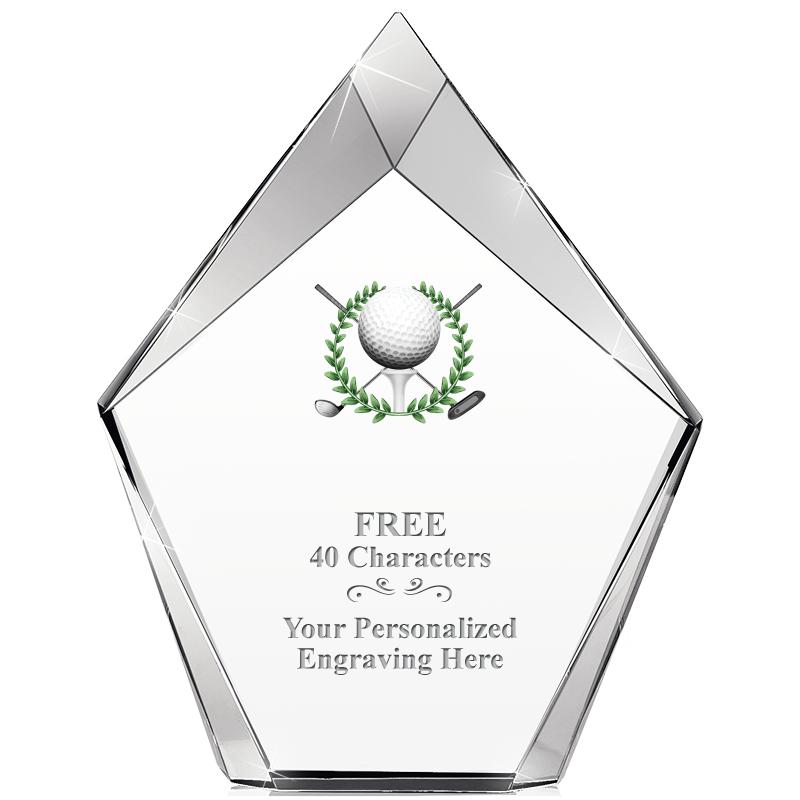 8" VERTEX PRISM CRYSTAL