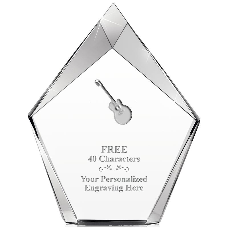 8" VERTEX PRISM CRYSTAL