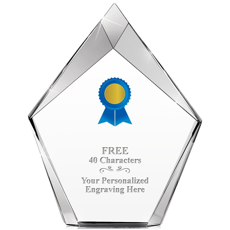 8" VERTEX PRISM CRYSTAL