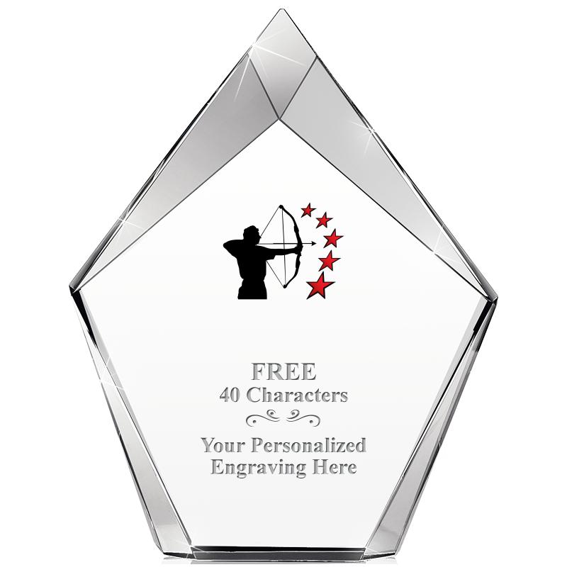 8" VERTEX PRISM CRYSTAL