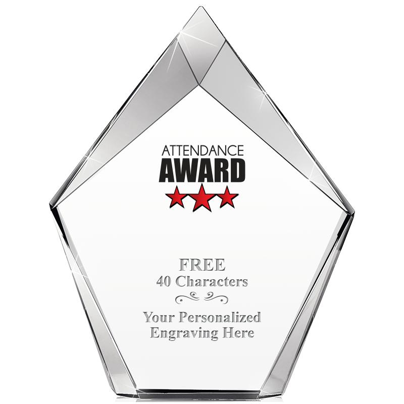 8" VERTEX PRISM CRYSTAL