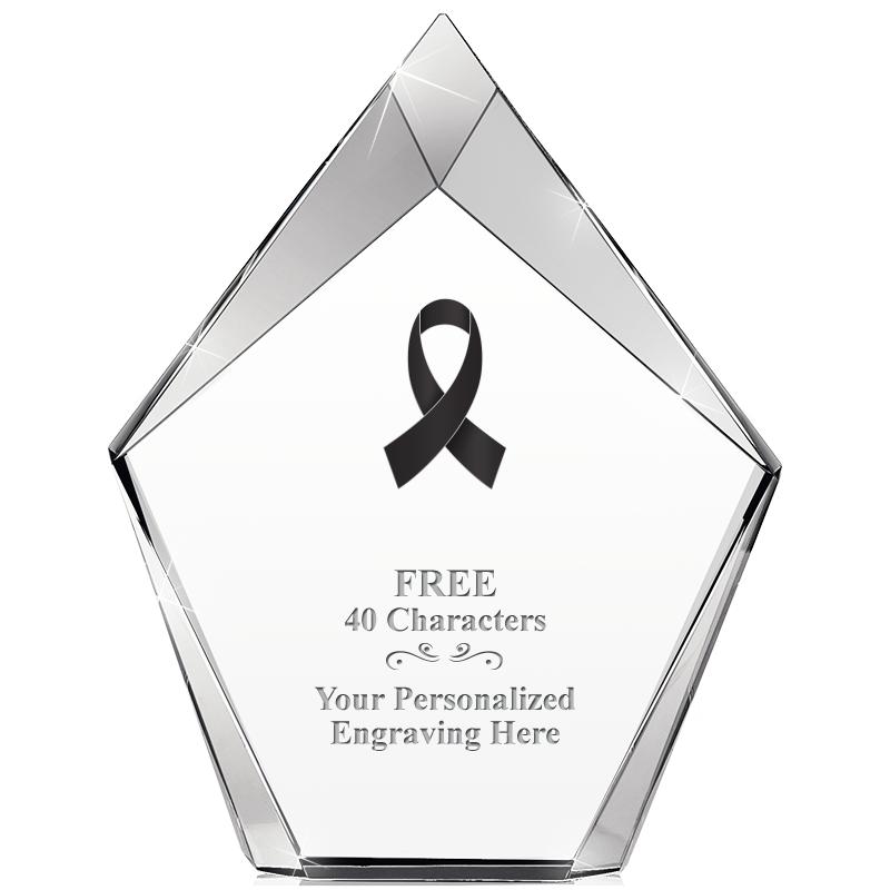 8" VERTEX PRISM CRYSTAL