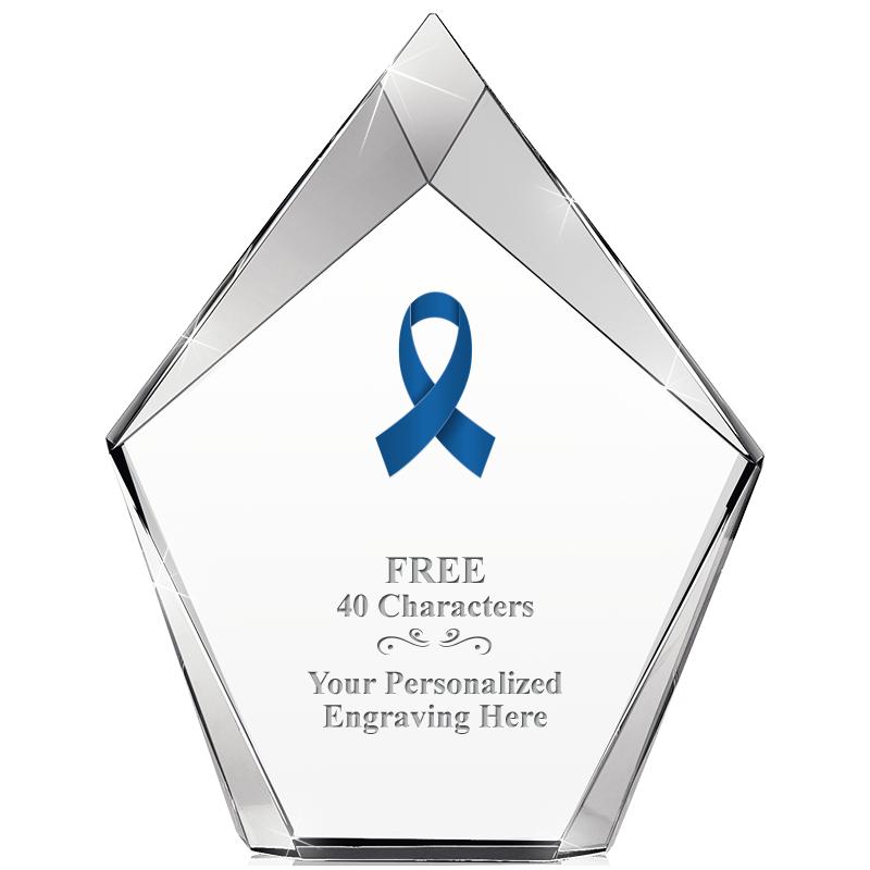 8" VERTEX PRISM CRYSTAL