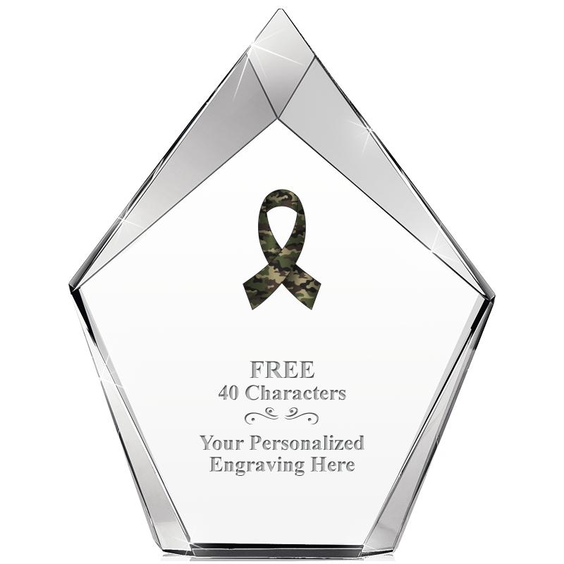 8" VERTEX PRISM CRYSTAL