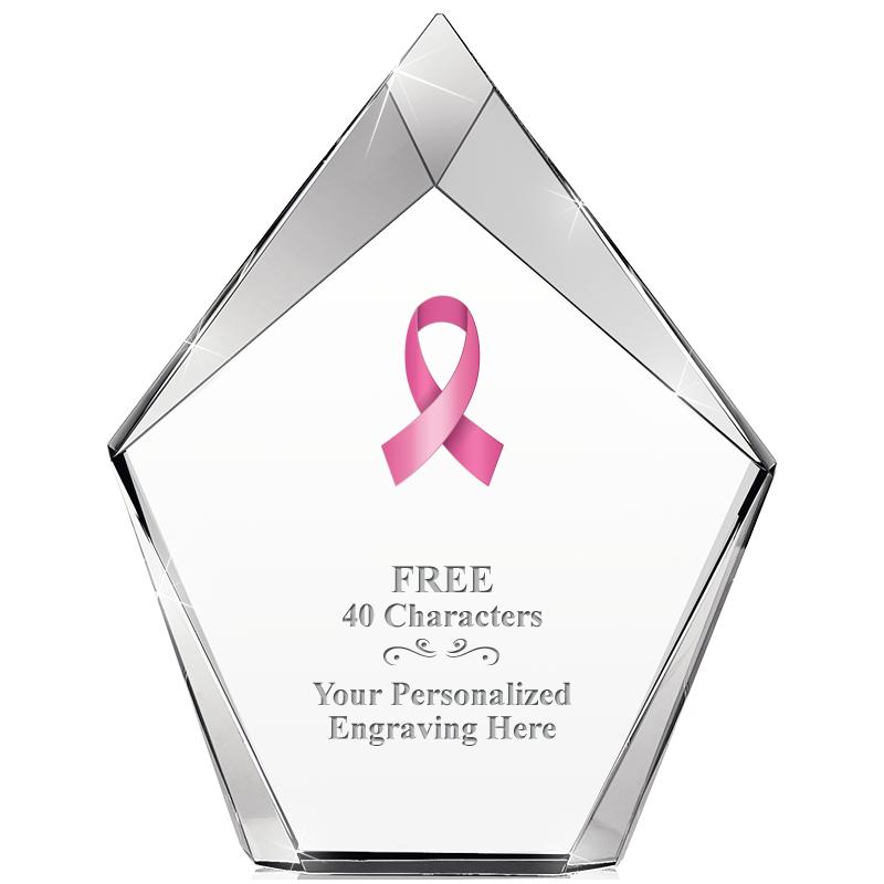 8" VERTEX PRISM CRYSTAL